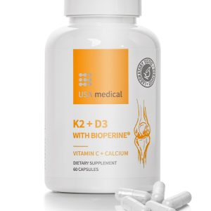 K2+D3 kapszula C-vitaminnal és Bioperine® feketebors kivonattal 60 db