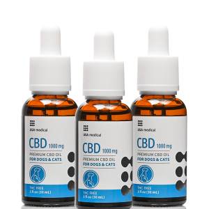 USA medical CBD olaj KUTYÁKNAK ÉS MACSKÁKNAK 1000 mg CBD / 30 ml x 3db