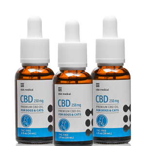 USA medical CBD olaj KUTYÁKNAK ÉS MACSKÁKNAK 250 mg CBD / 30 ml x 3db