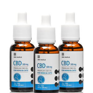 USA medical CBD olaj KUTYÁKNAK ÉS MACSKÁKNAK 500 mg CBD / 30 ml x 3db