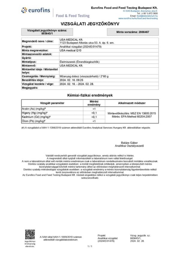 Q10 koenzim kapszula 60 db - Image 2