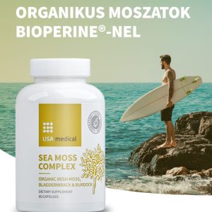 Organikus moszatok bojtorjángyökérrel és BioPerine®-nel 60 db