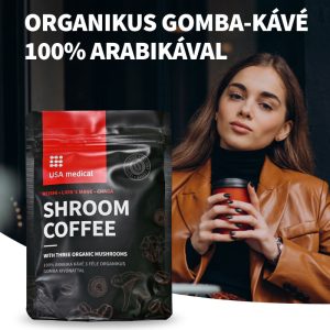 Gomba kávé 100% arabikával és 3 féle organikus gombakivonattal