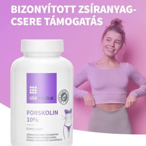 Forskolin 10% kivonat zsíranyagcsere támogatáshoz 60 db